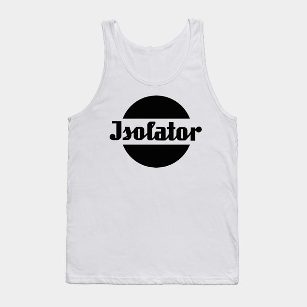 Insulator spark plug logo (black) Tank Top by GetThatCar